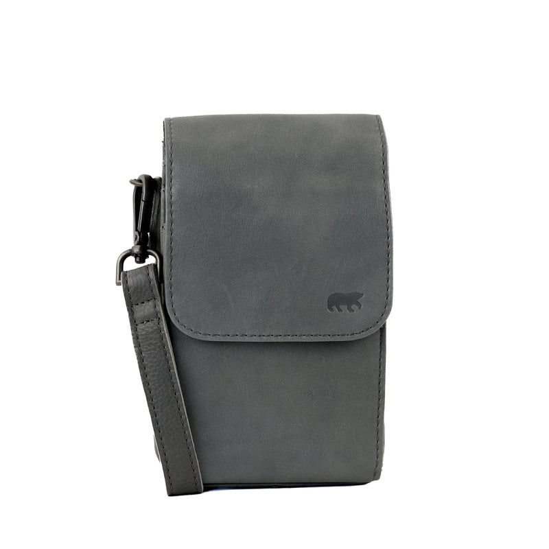Bear Design Bear Design Robbie 2.0 telefoon-schoudertasje charcoal