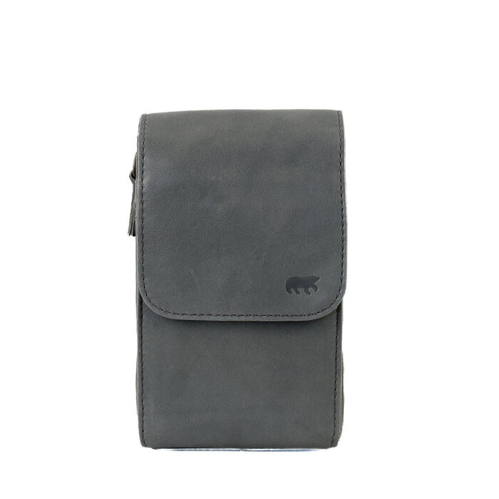 Bear Design Bear Design Robbie 2.0 telefoon-schoudertasje charcoal