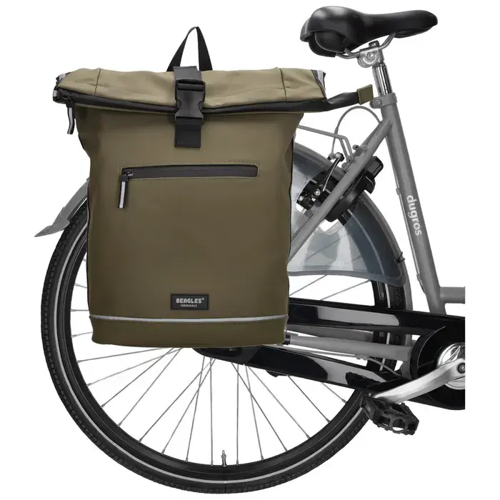 Beagles beagles 15.6 laptop fietstas olive