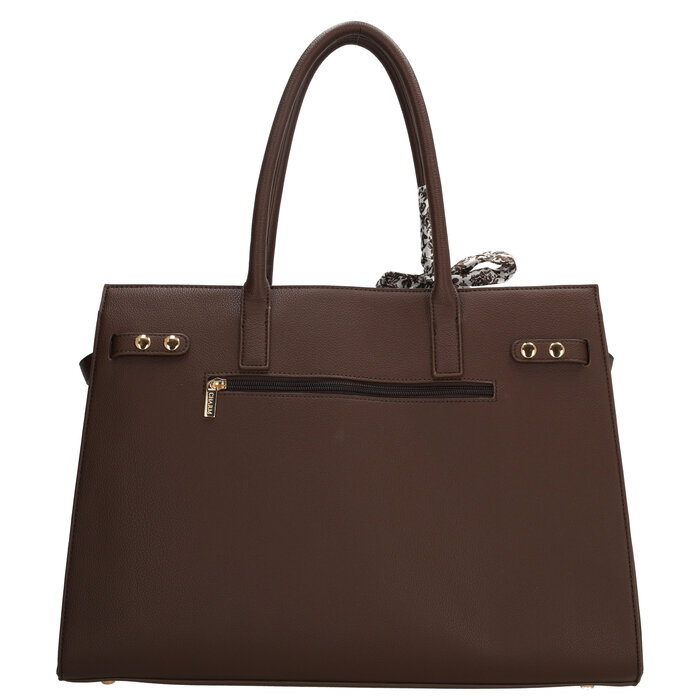Charm London Charm London The Hamptons Laptoptas 15 inch bruin