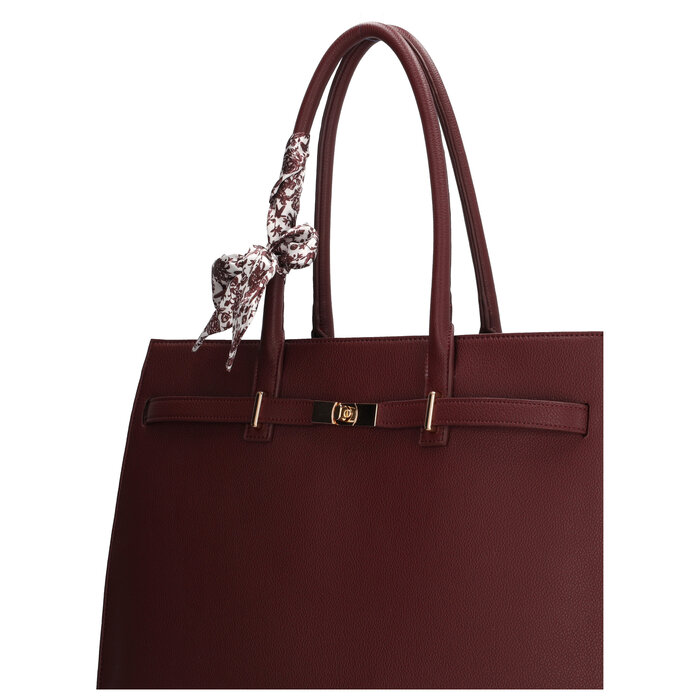 Charm London Charm London The Hamptons Laptoptas 15 inch burgundy