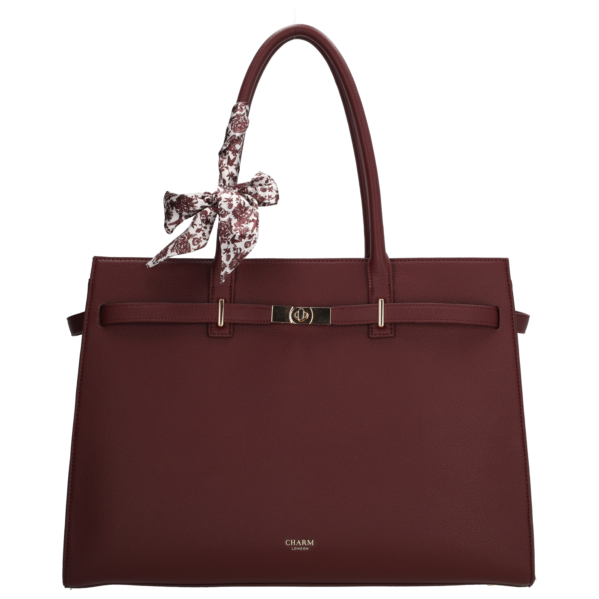Charm London Charm London The Hamptons Laptoptas 15 inch burgundy