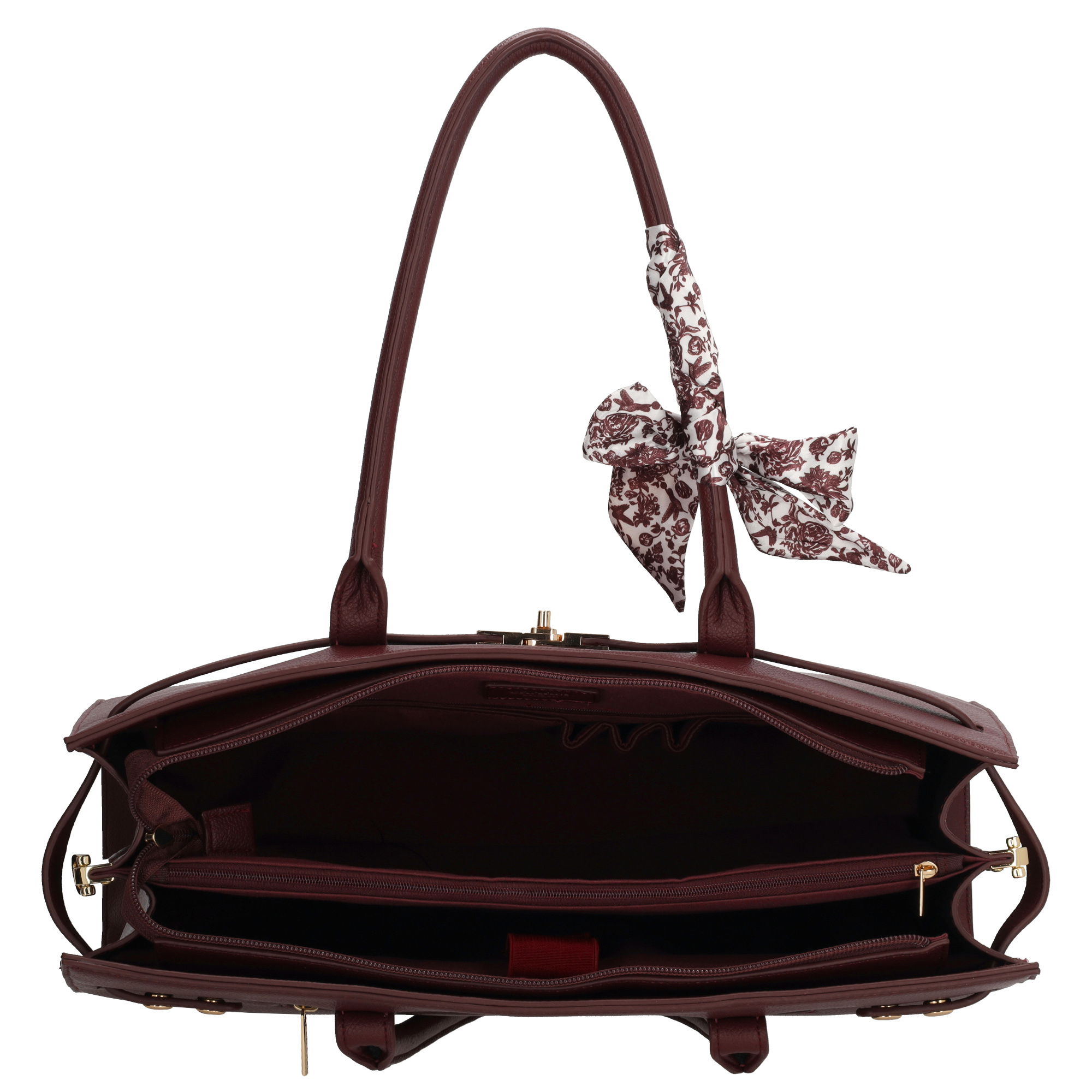 Charm London Charm London The Hamptons Laptoptas 15 inch burgundy