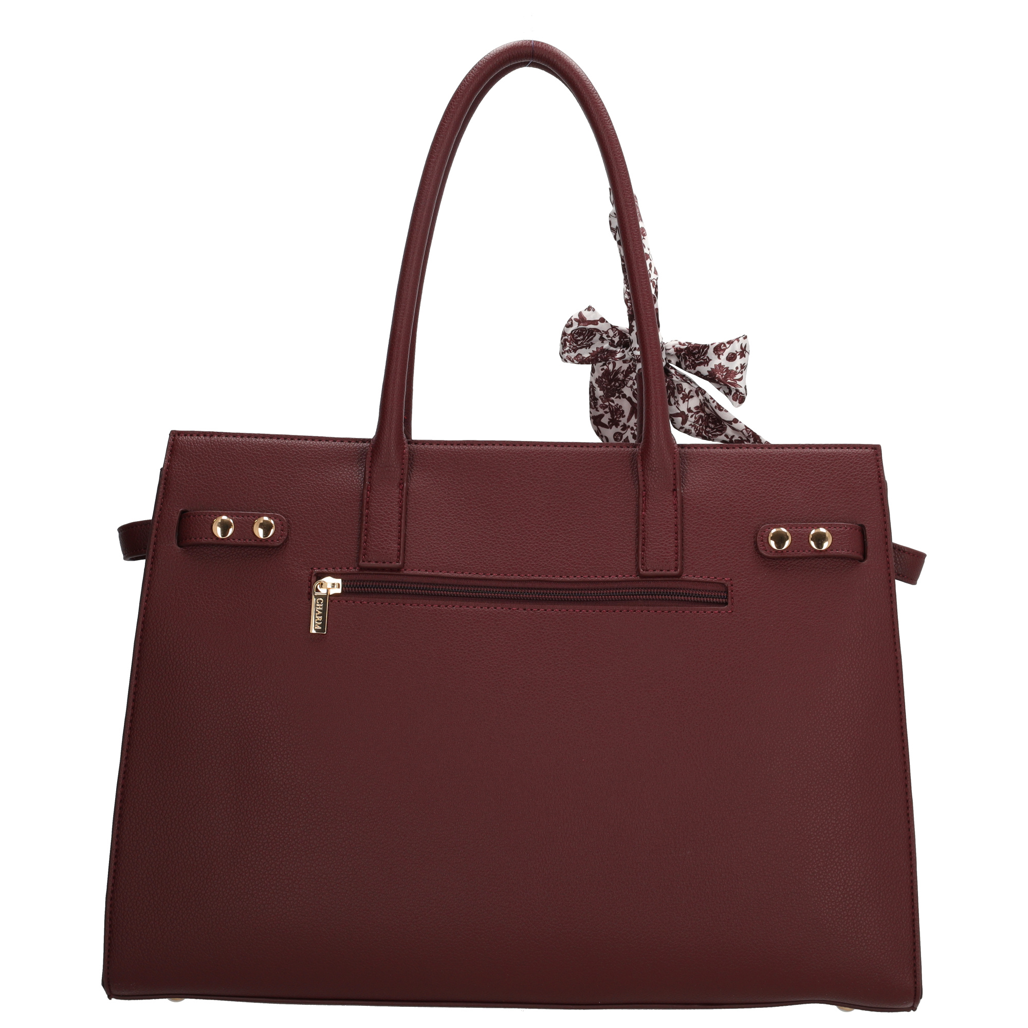 Charm London Charm London The Hamptons Laptoptas 15 inch burgundy