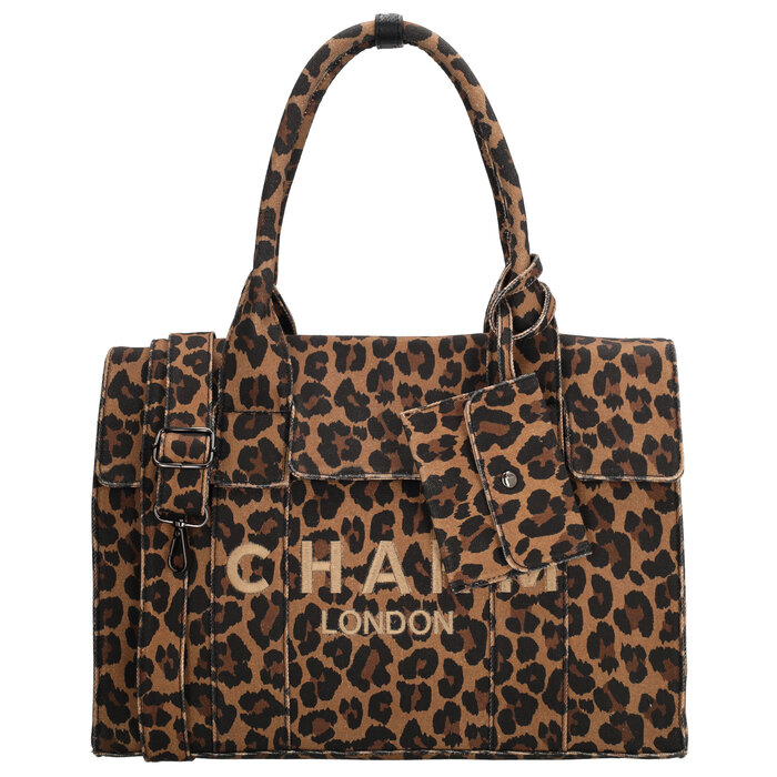 Charm London Charm London Bond Avenue Laptoptas 15 " leopard