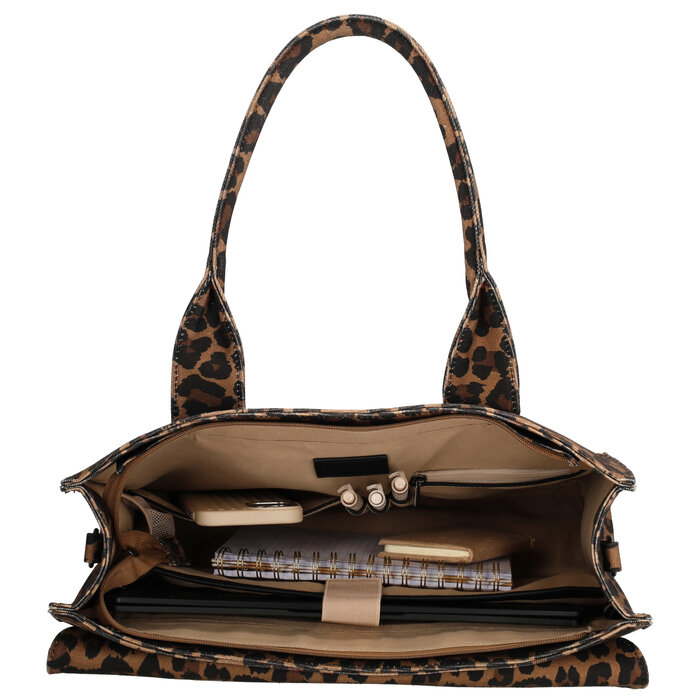 Charm London Charm London Bond Avenue Laptoptas 15 " leopard