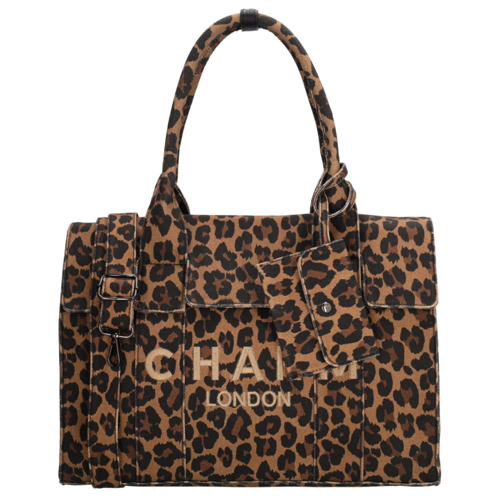 Charm London Charm London Bond Avenue Laptoptas 15 " leopard