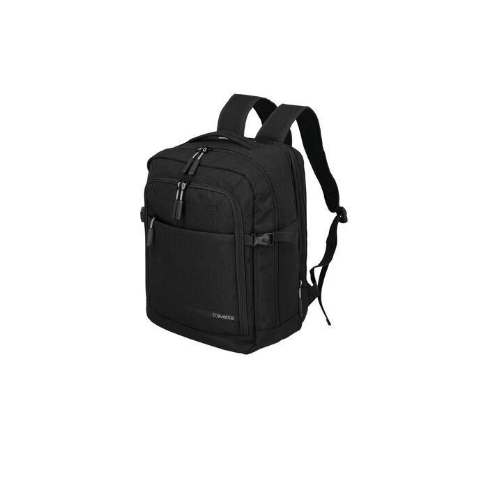 Travelite Travelte Kick Off 15.6" laptop-cabin rugtas (30x40x20-23cm) zwart