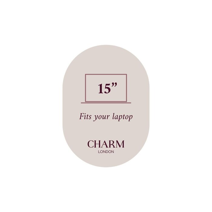 Charm London Charm London Birmingham 15.6" laptop-shopper burgundy/gold