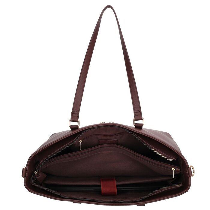 Charm London Charm London Birmingham 15.6" laptop-shopper burgundy/gold