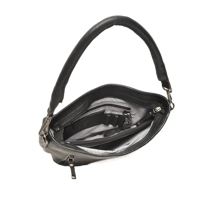 Berba Berba Lucca Bucket Bag schoudertas zwart