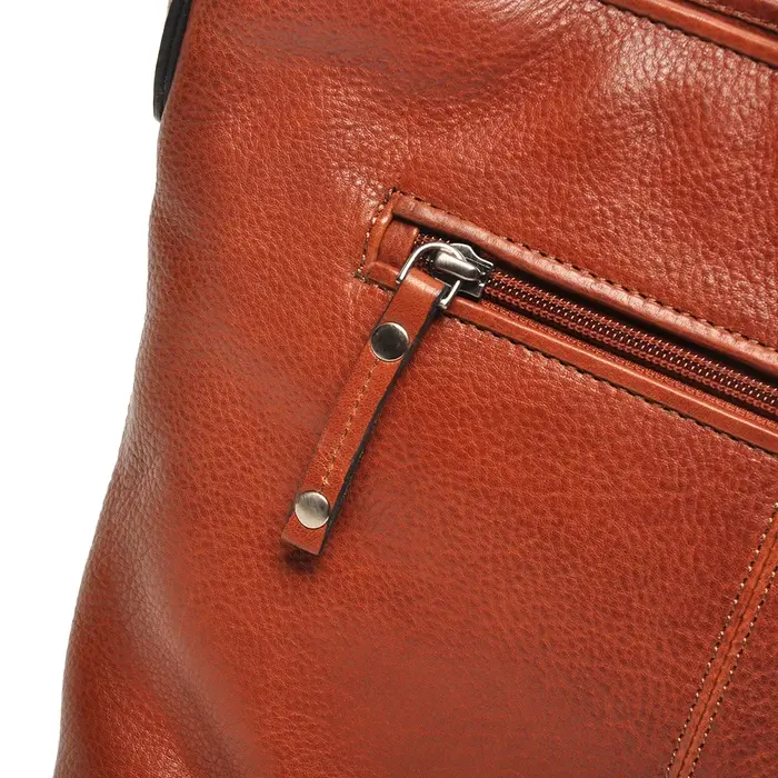 Berba Berba Lucca Bucket Bag schoudertas cognac