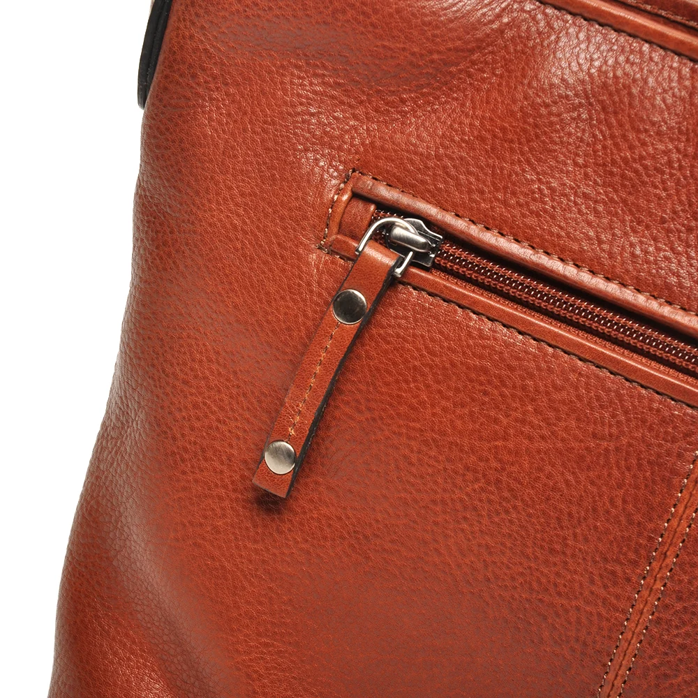 Berba Berba Lucca Bucket Bag schoudertas cognac