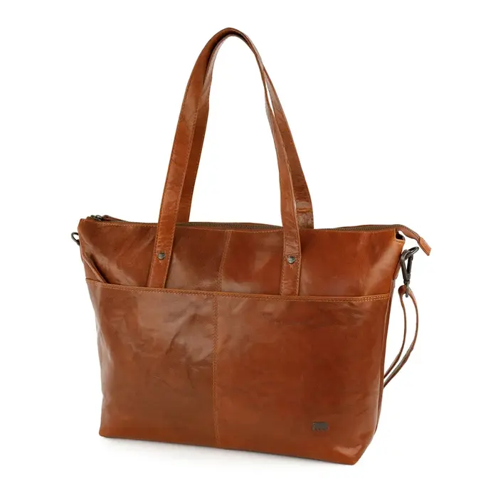 Bear Design Bear Design Manouk 15" laptop-shopper cognac