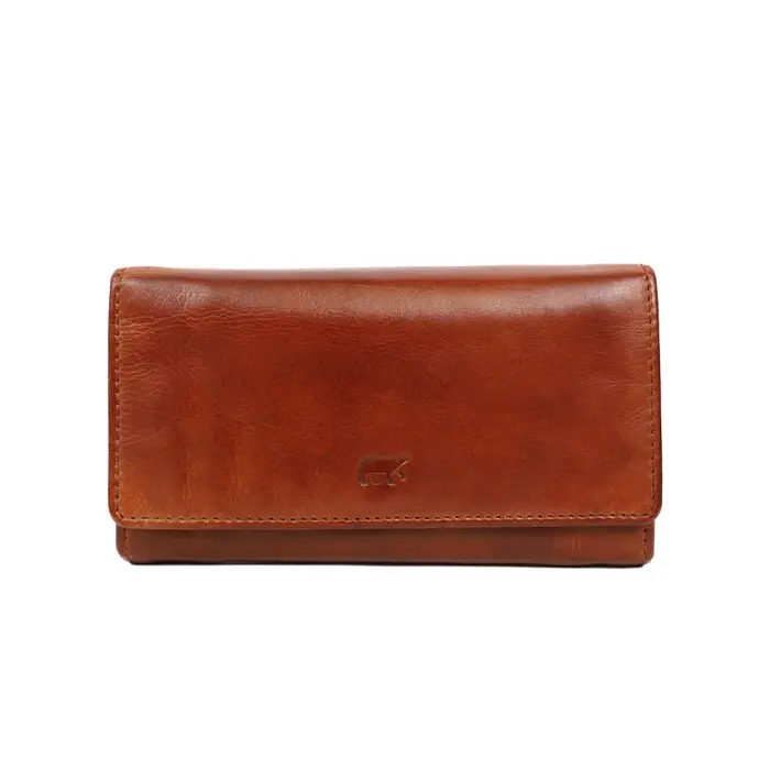 Bear Design Bear Design Noor 15cc RFID damesportemonnee cognac