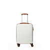 Travelite Bali S 34L handbagage-koffer wit/cognac