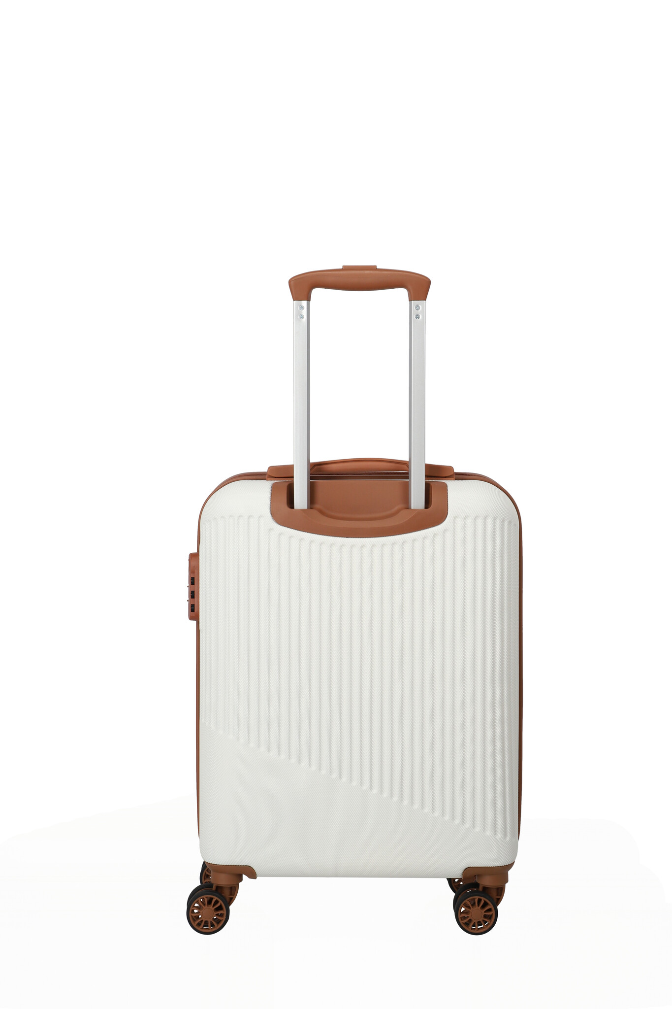 Travelite Travelite Bali S 34L handbagage-koffer wit/cognac