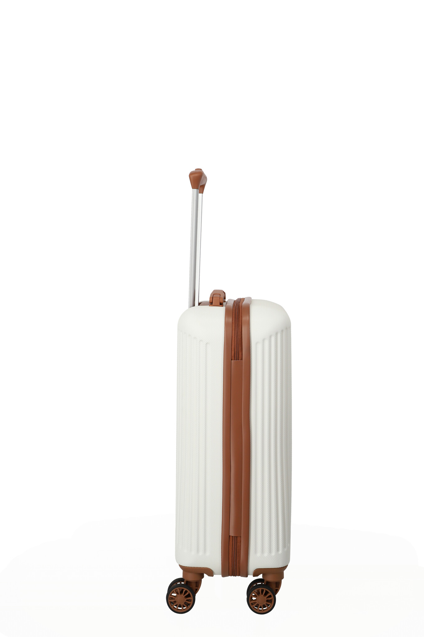 Travelite Travelite Bali S 34L handbagage-koffer wit/cognac