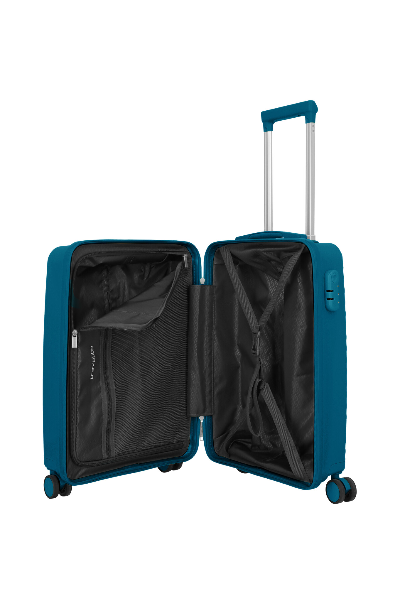 Travelite Travelite Pacific S 4-wiel handbagage koffer (38x55x23cm) donker blauw
