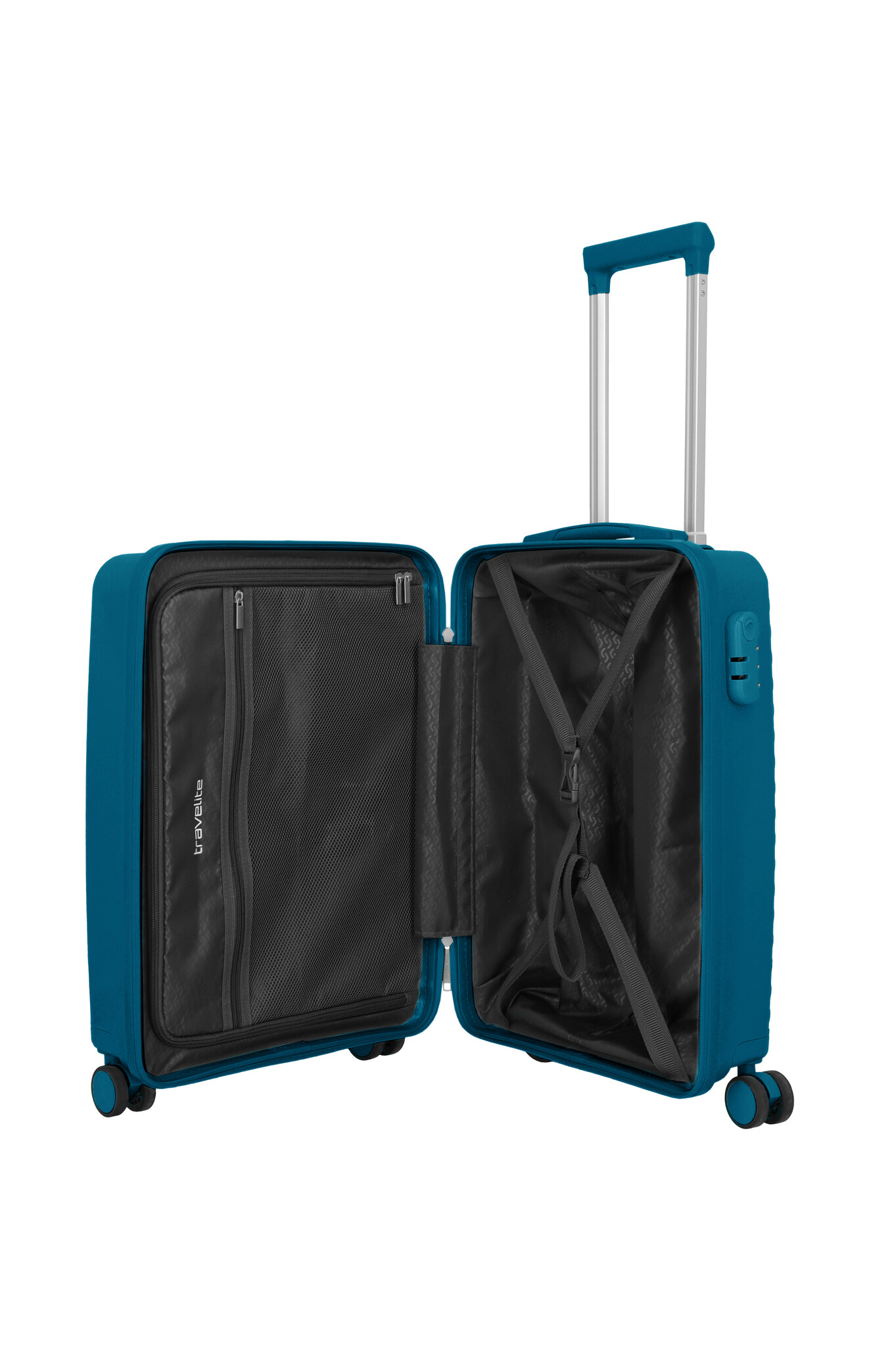 Travelite Travelite Pacific S 4-wiel handbagage koffer (38x55x23cm) donker blauw