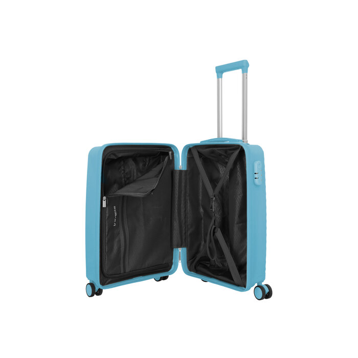 Travelite Travelite Pacific S 4-wiel handbagage koffer (38x55x23cm) licht blauw