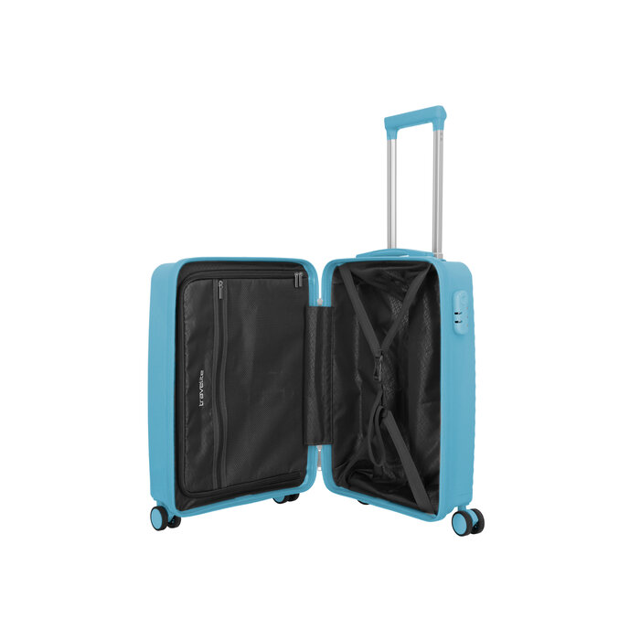 Travelite Travelite Pacific S 4-wiel handbagage koffer (38x55x23cm) licht blauw