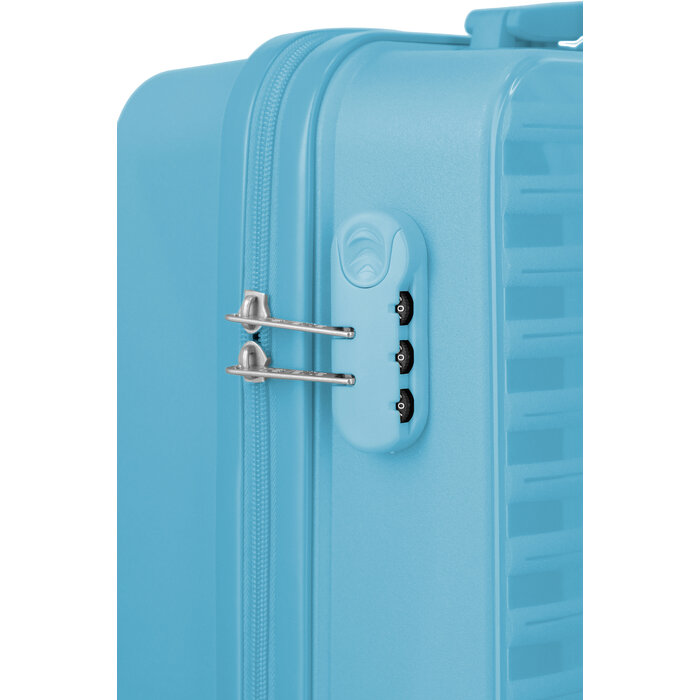 Travelite Travelite Pacific S 4-wiel handbagage koffer (38x55x23cm) licht blauw