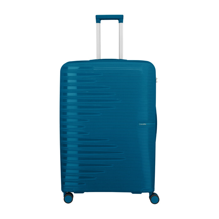 Travelite Travelite Pacific large 4-wiel reiskoffer 100L donker blauw