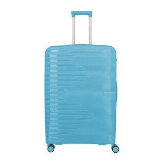 Travelite Travelite Pacific large 4-wiel reiskoffer 100L licht blauw