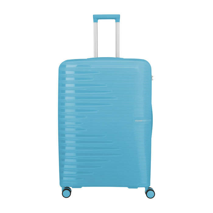 Travelite Travelite Pacific large 4-wiel reiskoffer 100L licht blauw