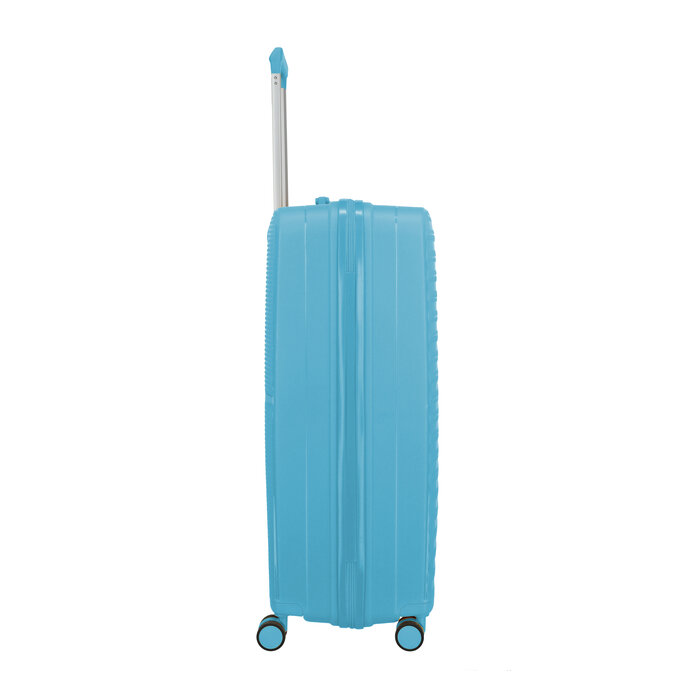 Travelite Travelite Pacific large 4-wiel reiskoffer 100L licht blauw