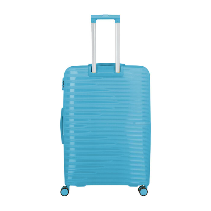Travelite Travelite Pacific large 4-wiel reiskoffer 100L licht blauw