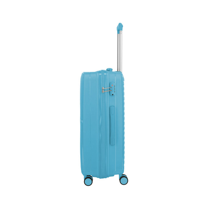 Travelite Travelite Pacific Medium 4-wiel reiskoffer 65L licht blauw