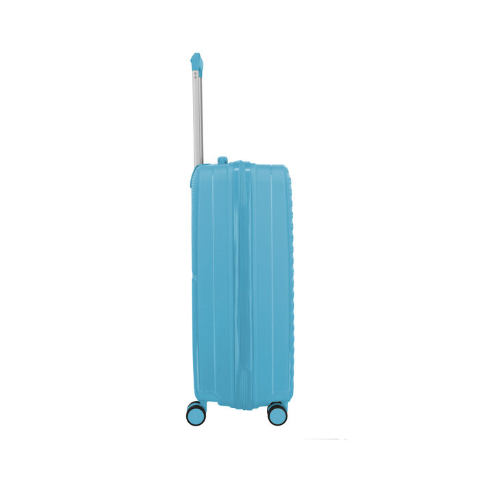 Travelite Travelite Pacific Medium 4-wiel reiskoffer 65L licht blauw