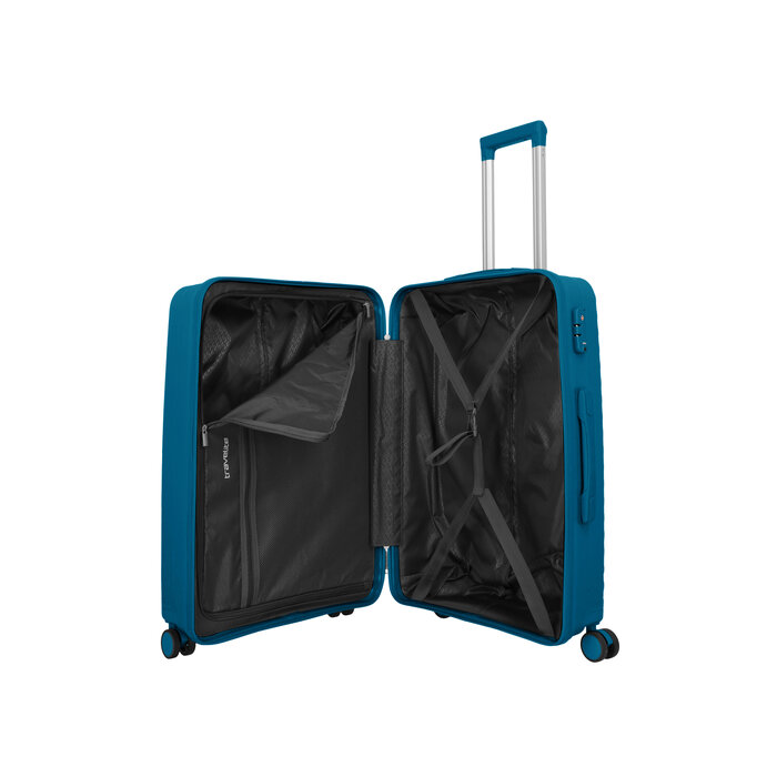 Travelite Travelite Pacific Medium 4-wiel reiskoffer 65L donker blauw