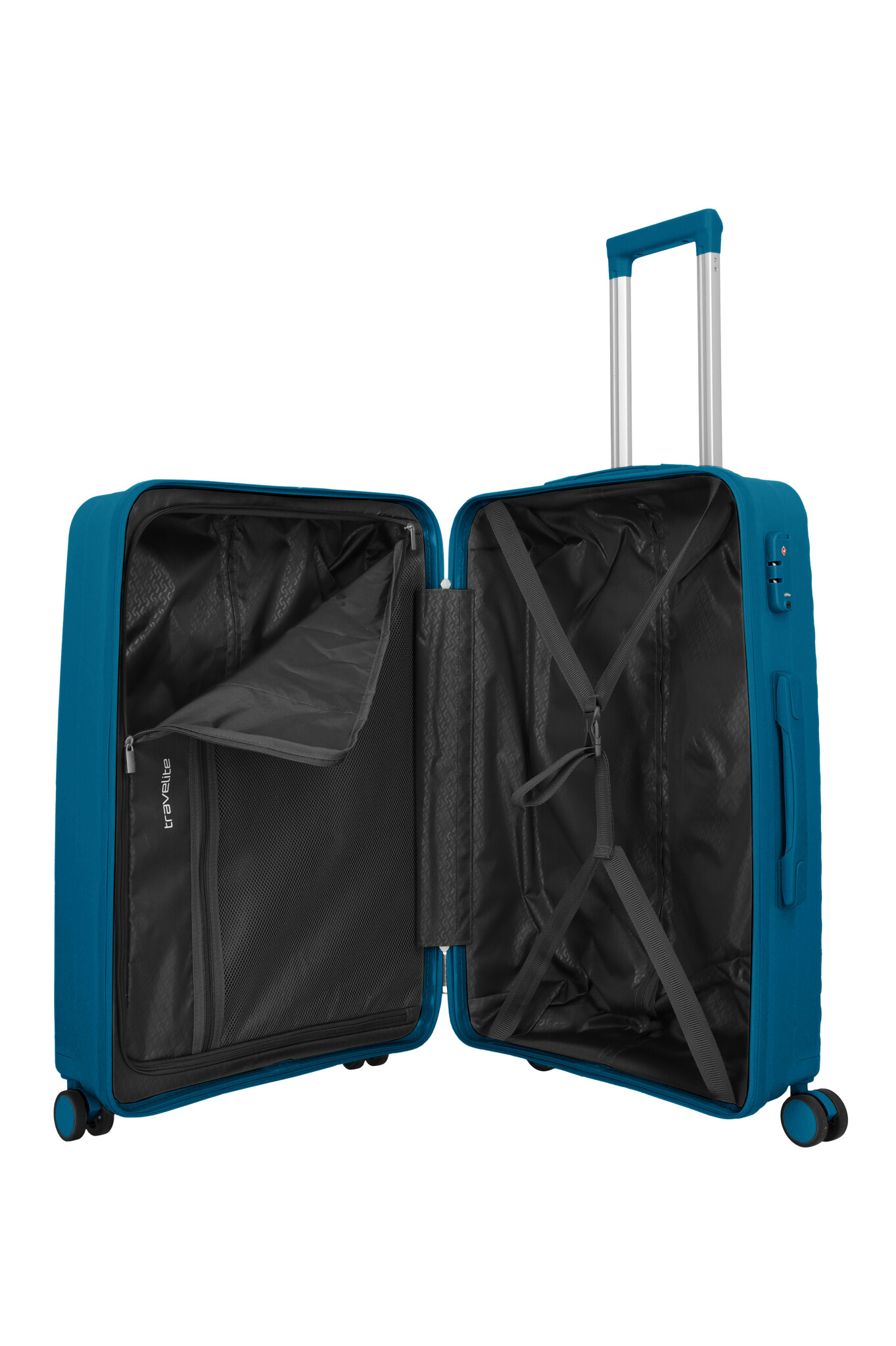 Travelite Travelite Pacific Medium 4-wiel reiskoffer 65L donker blauw