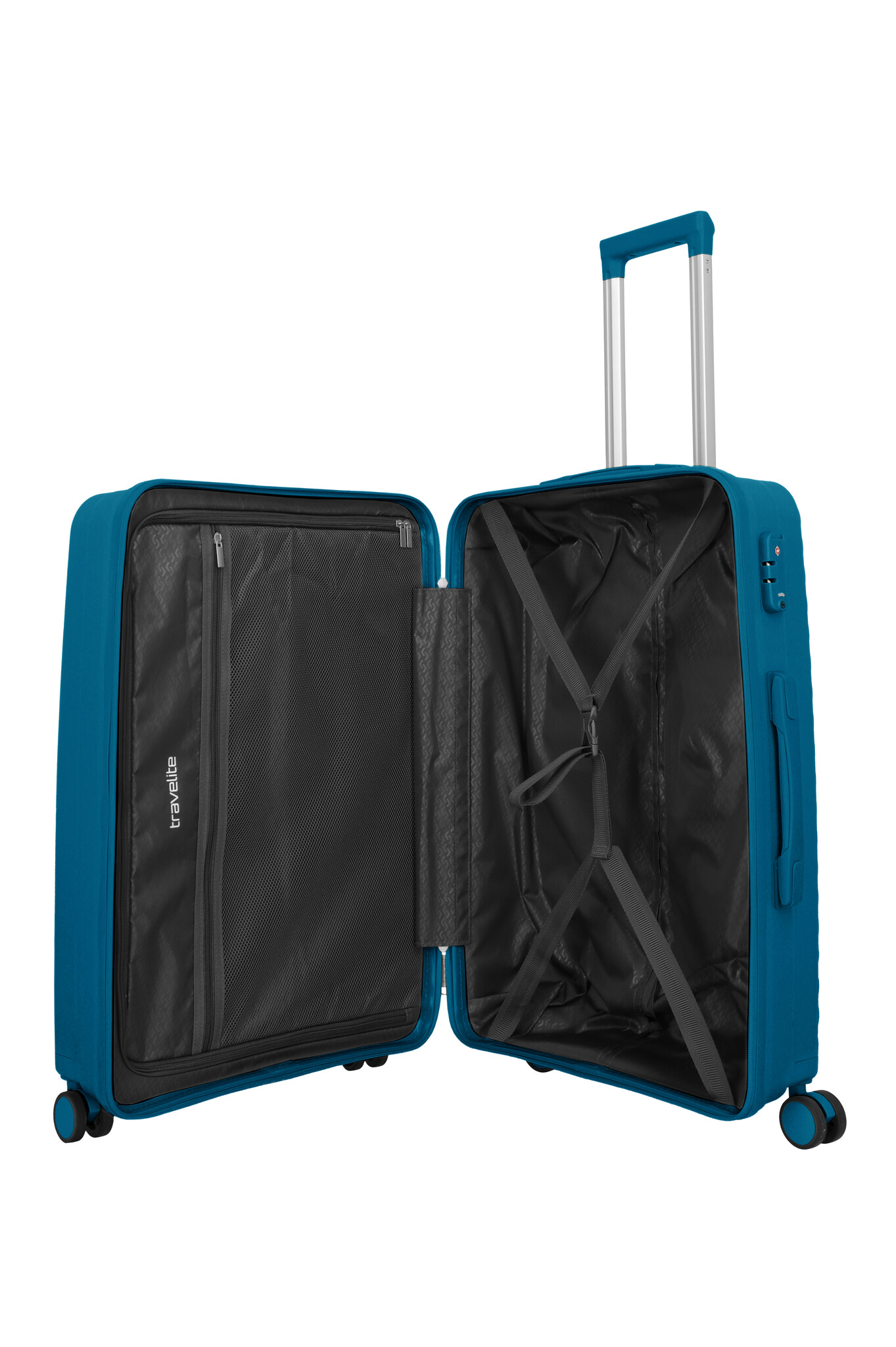 Travelite Travelite Pacific Medium 4-wiel reiskoffer 65L donker blauw