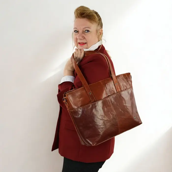 Bear Design Bear Design Manouk 15" laptop-shopper zwart