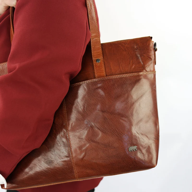 Bear Design Bear Design Manouk 15" laptop-shopper zwart