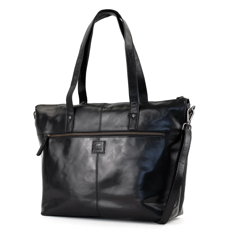 Bear Design Bear Design Manouk 15" laptop-shopper zwart