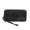 Bear Design Isa  12cc rits-portemonne/clutch zwart