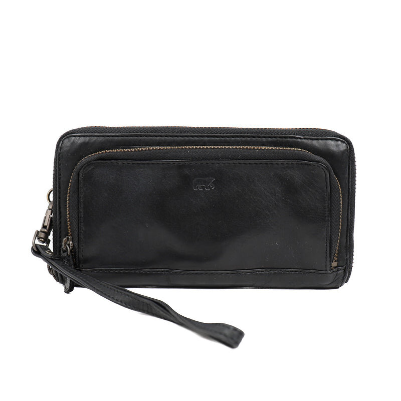 Bear Design Bear Design Isa 12cc rits-portemonne/clutch zwart