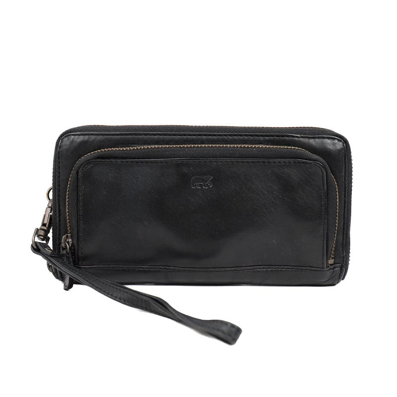Bear Design Bear Design Isa 12cc rits-portemonne/clutch zwart