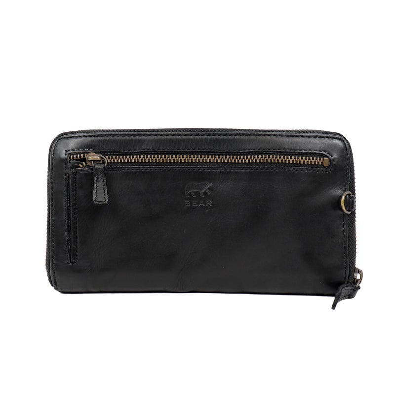 Bear Design Bear Design Isa 12cc rits-portemonne/clutch zwart