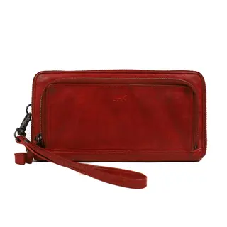 Bear Design Bear Design Isa  12cc rits-portemonne/clutch rood