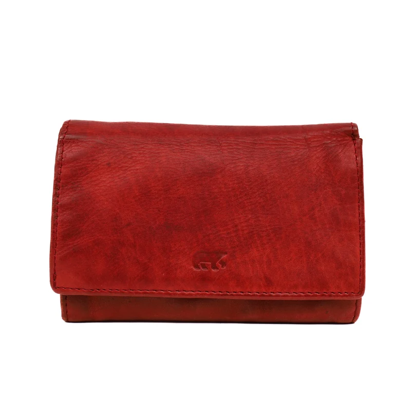 Bear Design Bear Design Flappie 11cc RFID overslag portemonnee rood