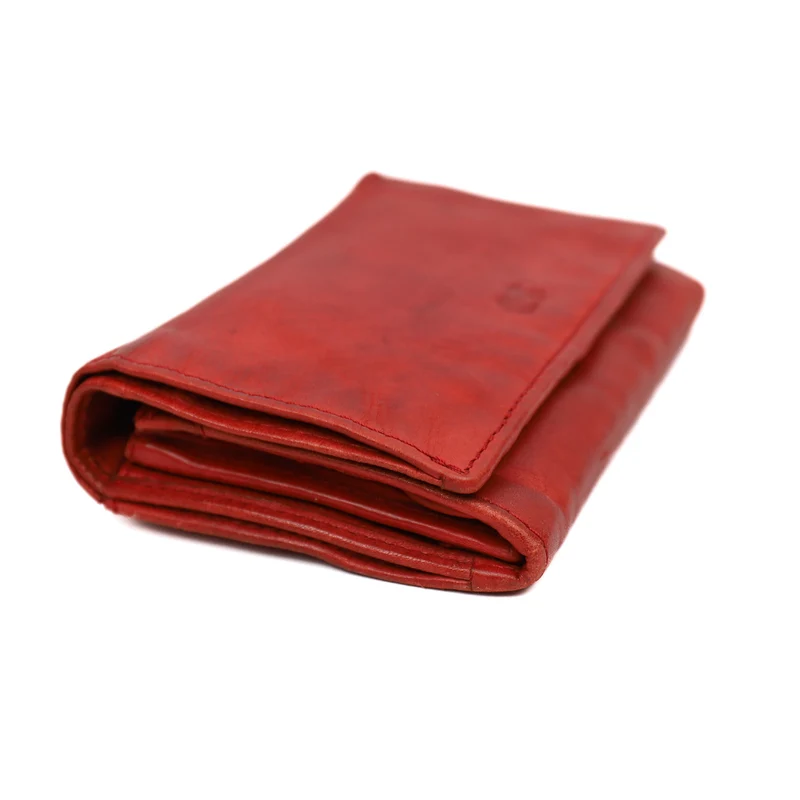 Bear Design Bear Design Flappie 11cc RFID overslag portemonnee rood