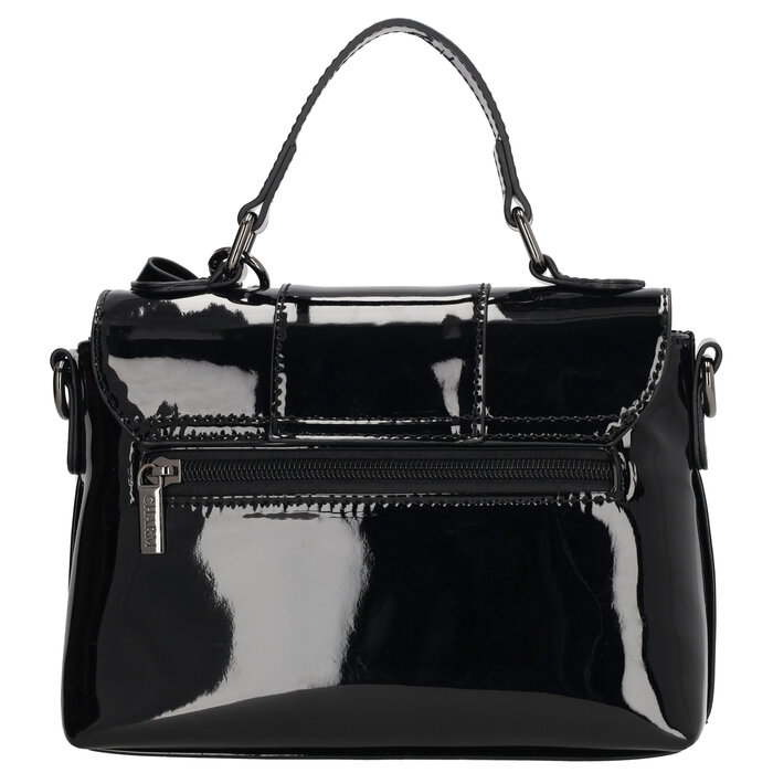 Charm London Charm London Kensington Handtas lak-zwart