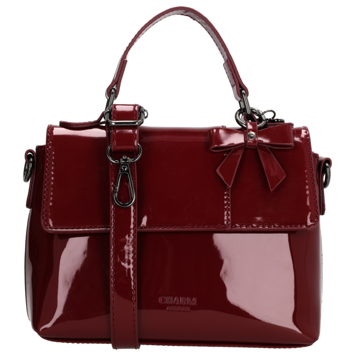 Charm London Charm London Kensington Handtas lak-bordeaux