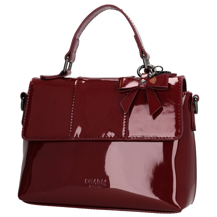 Charm London Charm London Kensington Handtas lak-bordeaux